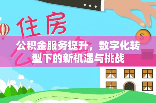 峰峰矿区公积金服务提升，数字化转型下的新机遇与挑战